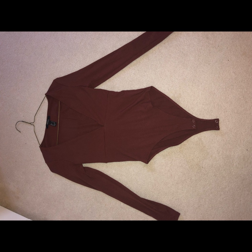 Maroon Bodysuit